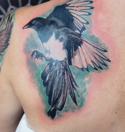 татуировка ворон 